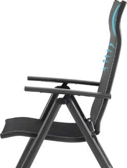 SONGMICS 4er-Set Klappbare Campingstühle, Gartenstühle, Klappstühle Mit Aluminiumgestell, 8-fach Verstellbare Rückenlehne, Max. 150 Kg Belastbar, Schwarz GCB30BK -Angebote Moos Traum Store ac4d66102f8d433bfc8db23790df938f