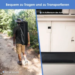 COSTWAY Gartenpavillon Faltpavillon Partyzelt Gartenzelt Mit Tasche, Metall Pavillon Für Camping, Party, Barbecue 181x181x210cm (Grau) -Angebote Moos Traum Store ad3dc1a3befc82185ede479b204ffb74