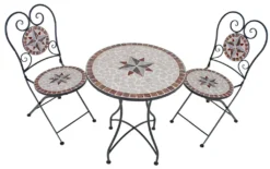 Garden Pleasure Balkonset 3tlg. Mosaik AMARILLO -Angebote Moos Traum Store ad41369228039de624e1b6d6743039c7