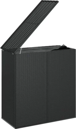 VidaXL Garten-Kissenbox PE Rattan 100x49x103,5 Cm Schwarz -Angebote Moos Traum Store ad4ab64c788fb5389e89a8747945fb26