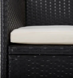 VidaXL Garten-Essstühle 2 Stk. Poly Rattan Schwarz -Angebote Moos Traum Store ae3b5cf5c96b8f5980bd234a7ed18c1d