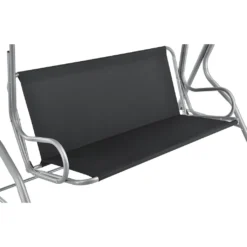 Juskys Hollywoodschaukel 3-Sitzer Mit Dach & Sitzauflage – Gartenschaukel 200 Kg Belastbar – Schaukelbank Für Garten & Terrasse - Grau -Angebote Moos Traum Store af0a8a0426884295022cf8bc90c4bd69