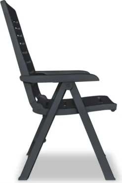 VidaXL Verstellbare Gartenstühle 2 Stk. Kunststoff Anthrazit -Angebote Moos Traum Store afb304ad1f66319e4890ef9be0ecd2e5