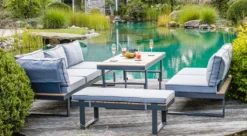 Lounge-Set Darwin Mit Holzbestandteilen -Angebote Moos Traum Store b0cab4f0feabfa6bd3746bb9bf4b5345