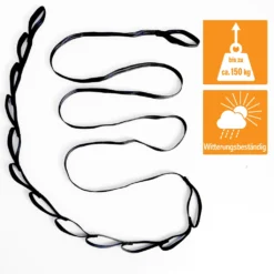 300kg Hängematten Befestigung 2 Gurte 280x2,5cm Baum Gurt Set Aufhängung Schwarz -Angebote Moos Traum Store b0ec15b69ab7c035bc43063642e10da1