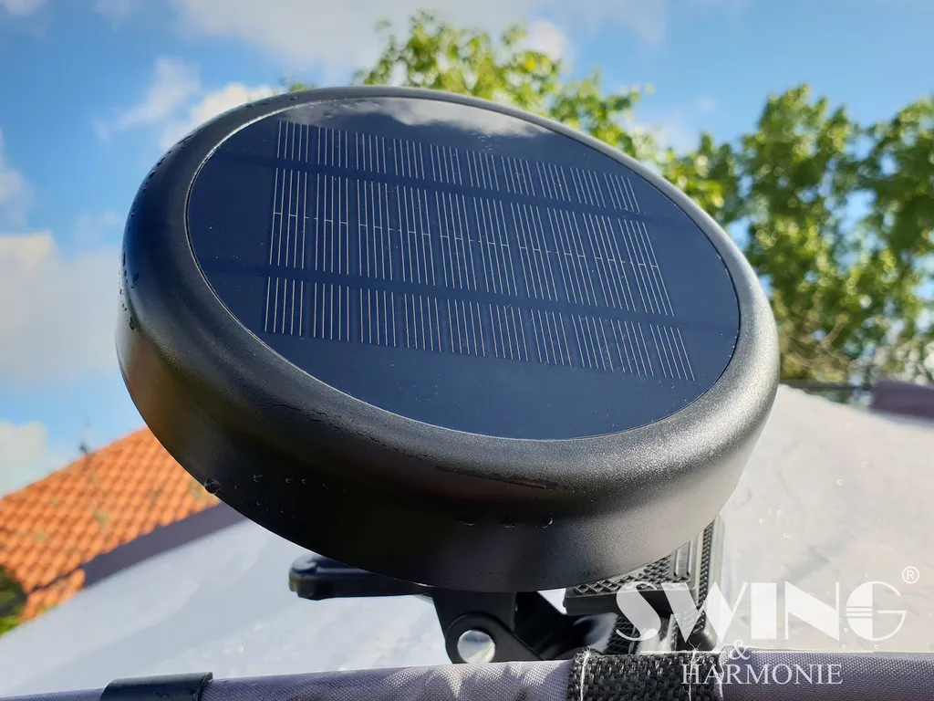 LED Event Pavillon 3,6 X 3,6m DomeShelter Garten Pavillion Inkl. Solarmodul Pavilion Designer Gartenzelt Camping Pavilon Partyzelt Mit Beleuchtung - Anthrazit 4 LED Event Pavillon 3,6 X 3,6m DomeShelter Garten Pavillion Inkl. Solarmodul Pavilion Designer Gartenzelt Camping Pavilon Partyzelt Mit Beleuchtung - Anthrazit – Bild 4