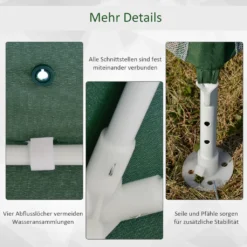 Outsunny Gartenpavillon Pavillon Festzelt Partyzelt Wetterfest Zelt Mit Moskitonetz Metall + Polyester Grün 3 X 3 M 14 Outsunny Gartenpavillon Pavillon Festzelt Partyzelt Wetterfest Zelt Mit Moskitonetz Metall + Polyester Grün 3 X 3 M -Angebote Moos Traum Store b178937dd81ec4d3c3c0e08cc8a6ce00