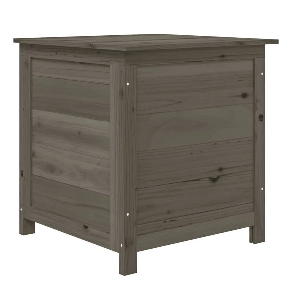 VidaXL Outdoor-Kissenbox Anthrazit 50x50x56 Cm Massivholz Tanne 1 VidaXL Outdoor-Kissenbox Anthrazit 50x50x56 Cm Massivholz Tanne