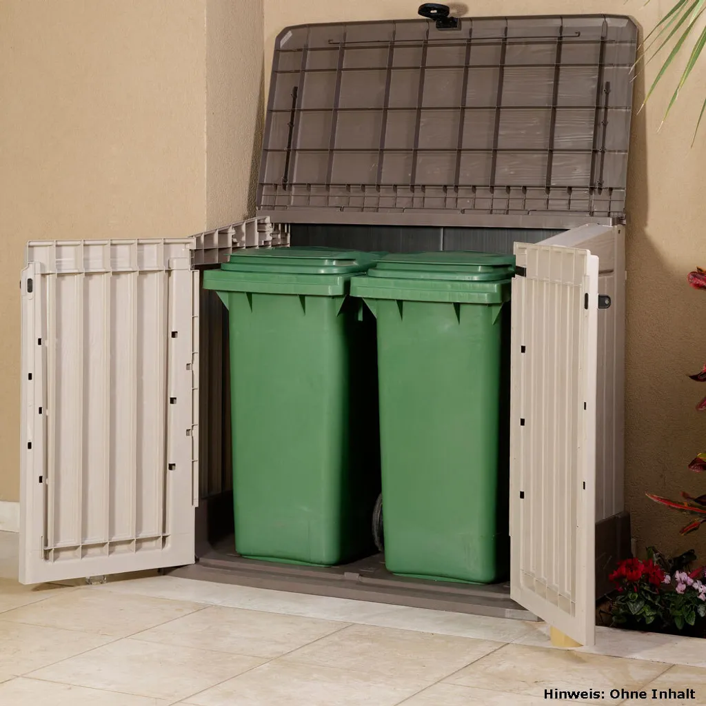 Keter Universalbox Store It Out MIDI Woodland, Ca. H 110 X B 132 X T 74 Cm, Farbe: Braun 15 Keter Universalbox Store It Out MIDI Woodland, Ca. H 110 X B 132 X T 74 Cm, Farbe: Braun – Bild 15