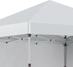 Outsunny Faltpavillon 2,97 X 2,97 M, Pavillon Mit Seitenwänden, Campingzelt Mit UV-Schutz, Partyzelt Mit Sandsack, Gartenpavillon, Pop-Up-Zelt Für Terrasse, Stahl, Hellgrau -Angebote Moos Traum Store b5ba7a7a2bfee31834dccad1ac80670c
