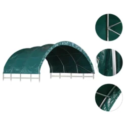 VidaXL Weidezelt PVC 3,7x3,7 M Grün 11 VidaXL Weidezelt PVC 3,7x3,7 M Grün -Angebote Moos Traum Store b5cab05041ce78c5f2c3f5644a659315