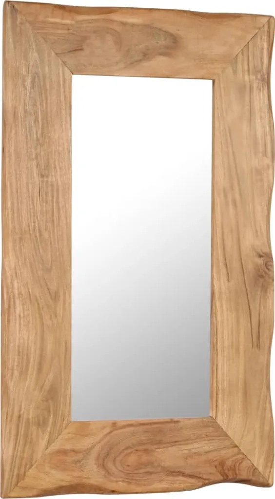 VidaXL Kosmetikspiegel 50 X 80 Cm Akazie Massivholz 7 VidaXL Kosmetikspiegel 50 X 80 Cm Akazie Massivholz – Bild 7