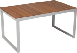 Merxx Gartenmöbelset "Siena" 7tlg. - Aluminiumgestell Mit Textilbespannung Schwarz Und Akazienholz - 50239-219 -Angebote Moos Traum Store ba38e6c6cdcf3a58cb7a2c63b99d46d4 1