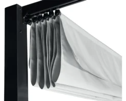 Pavillon Sky, 300x400cm, Gestell Aus Aluminium/Stahl, Pulverbschichtet In Anthrazit, Dach Aus Polyester 200g In Grau, Zerlegt Im Karton Verpackt -Angebote Moos Traum Store ba80f0aa18e9d3eb4b1712035dc57912