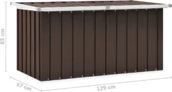 VidaXL Gartenbox Braun 129 X 67 X 65 Cm -Angebote Moos Traum Store bb22e4b5727e6744423a8d5556409916