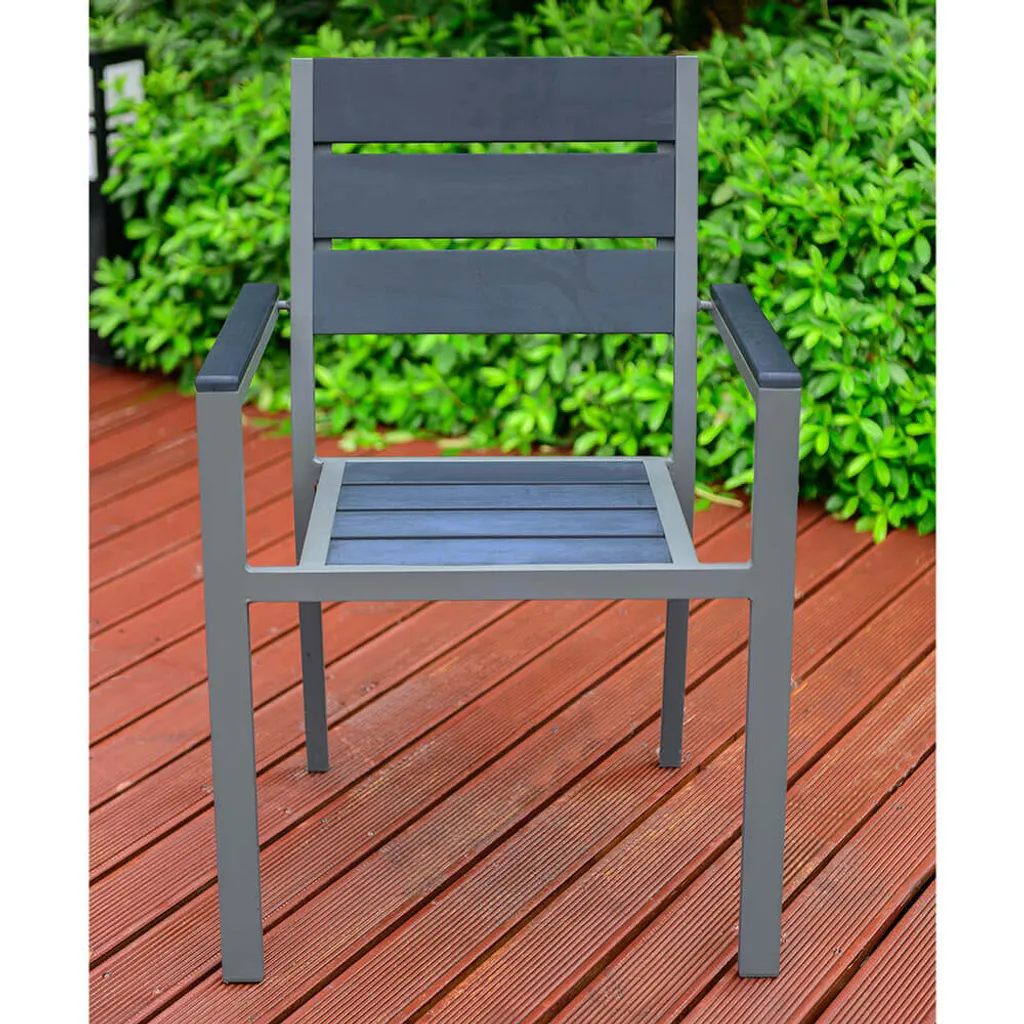 Gartenstuhl MADERA - Variantenauswahl, Auswahl:6 Stühle 3 Gartenstuhl MADERA - Variantenauswahl, Auswahl:6 Stühle – Bild 3