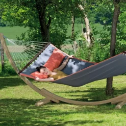 Amazonas Hängematte American Dream Set Grey - Liegefläche 200 X 120 Cm, Grau; AZ-6010130 -Angebote Moos Traum Store bcf2dc14408074d7a8c001d7a9b4453f