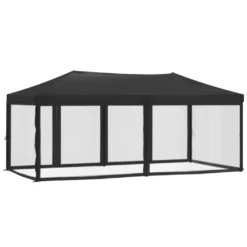 VidaXL Partyzelt Faltbar Mit Seitenwänden Anthrazit 3x6 M -Angebote Moos Traum Store bde5d3391b66532682d1bfa5f7a3dae4