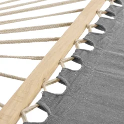 XXL Mehrpersonen Hängematte 200kg Grau Hängeliege Camping Outdoor [casa.pro] -Angebote Moos Traum Store bf1007ce450a678a9801f0283b7cbc54