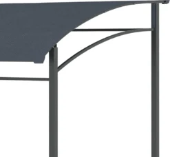 Outsunny Grillpavillon, Grillüberdachung, Regenschutz, UV-beständig, Wasserdicht, Mit Haken, Stahlrahmen, Polyester, Grau, 215 X 150 X 174/220 Cm -Angebote Moos Traum Store bf6a66b8eb76604a58ce133d9431cce1