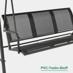 M MCombo 3-Sitzer Hollywoodschaukel Gartenschaukel Gartenliege Schaukelbank 8007 (Grau) -Angebote Moos Traum Store c0034beac7d51d6bb2278f2a873044a5