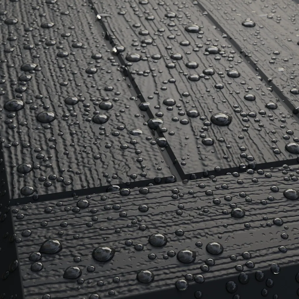 Deuba Auflagenbox 190 L Holz-Optik Wasserabweisend Deckel Abschließbar Garten Balkonbox Gartenbox Truhe , Farbe:anthrazit 4 Deuba Auflagenbox 190 L Holz-Optik Wasserabweisend Deckel Abschließbar Garten Balkonbox Gartenbox Truhe , Farbe:anthrazit – Bild 4