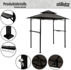 Grillpavillon BBQ Pavillon Grillzelt Grillüberdachung Gartenzelt Gartenpavillon 10 Grillpavillon BBQ Pavillon Grillzelt Grillüberdachung Gartenzelt Gartenpavillon -Angebote Moos Traum Store c2958e5d99aaac4099333ed9461d56e6