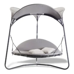 LECO Doppelschwingliege, Grau, Stahl/Textilene, 209 X 209 X 205 Cm 16 LECO Doppelschwingliege, Grau, Stahl/Textilene, 209 X 209 X 205 Cm -Angebote Moos Traum Store c39afd5efec908f9a7d102360e2483e7