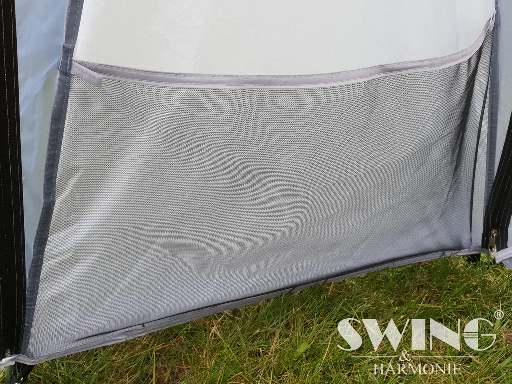 LED Event Pavillon 3,6 X 3,6m DomeShelter Garten Pavillion Inkl. Solarmodul Pavilion Designer Gartenzelt Camping Pavilon Partyzelt Mit Beleuchtung - Anthrazit 8 LED Event Pavillon 3,6 X 3,6m DomeShelter Garten Pavillion Inkl. Solarmodul Pavilion Designer Gartenzelt Camping Pavilon Partyzelt Mit Beleuchtung - Anthrazit – Bild 8