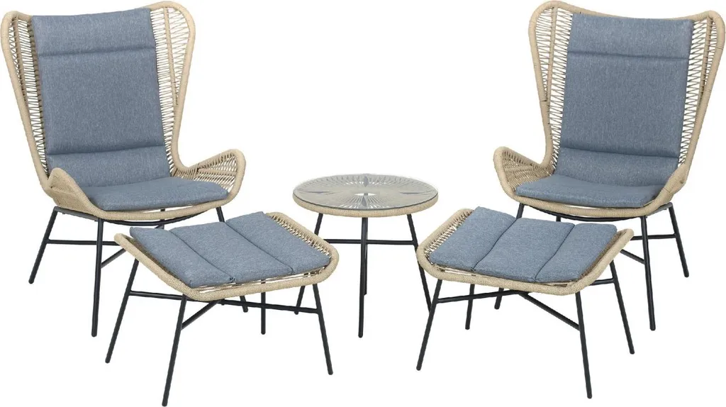 TrendLine Balkonset Grazia Inkl. Sitz- Und Rückenkissen 1 TrendLine Balkonset Grazia Inkl. Sitz- Und Rückenkissen