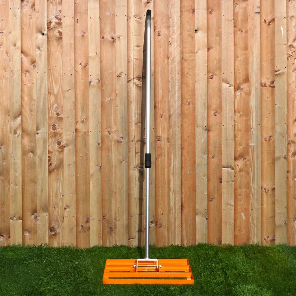 Rasenrakel 50cm Levelingrake Rasen Rakel Rake Stahl Orange 1.9m Flächenebener 4 Rasenrakel 50cm Levelingrake Rasen Rakel Rake Stahl Orange 1.9m Flächenebener – Bild 4