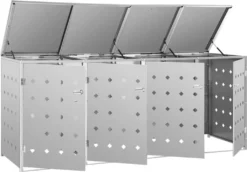 VidaXL Mülltonnenbox Für 4 Tonnen 240 L Edelstahl -Angebote Moos Traum Store ca54b33944a3addefff6a69469fde1b5
