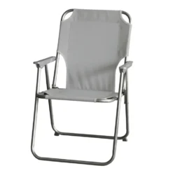 5tlg. Campingmöbel-Set Tisch 75x55cm + 4x Klappstuhl Hellgrau -Angebote Moos Traum Store ccc723422c23601229d4fda37992298b