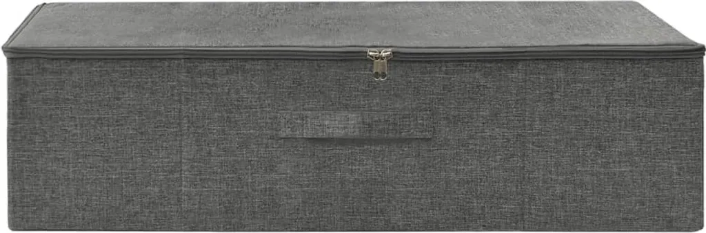VidaXL Aufbewahrungsbox Stoff 70x40x18 Cm Anthrazit 4 VidaXL Aufbewahrungsbox Stoff 70x40x18 Cm Anthrazit – Bild 4