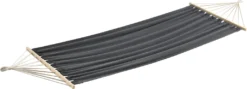 Hängematte Mit Gestell Hängeschaukel 200 X 100 Cm Indoor Outdoor Baumwolle Bis 120 Kg Dunkelgrau -Angebote Moos Traum Store ce8f18d23be4d0b597576c70c4787ed3