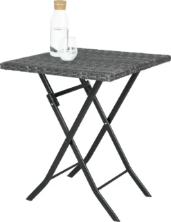 Tectake Rattan Balkonset Trevi - Grau -Angebote Moos Traum Store cee1736217692153515fedd012dbe8d4