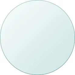 VidaXL Tischplatte Aus Gehärtetem Glas Rund 500 Mm