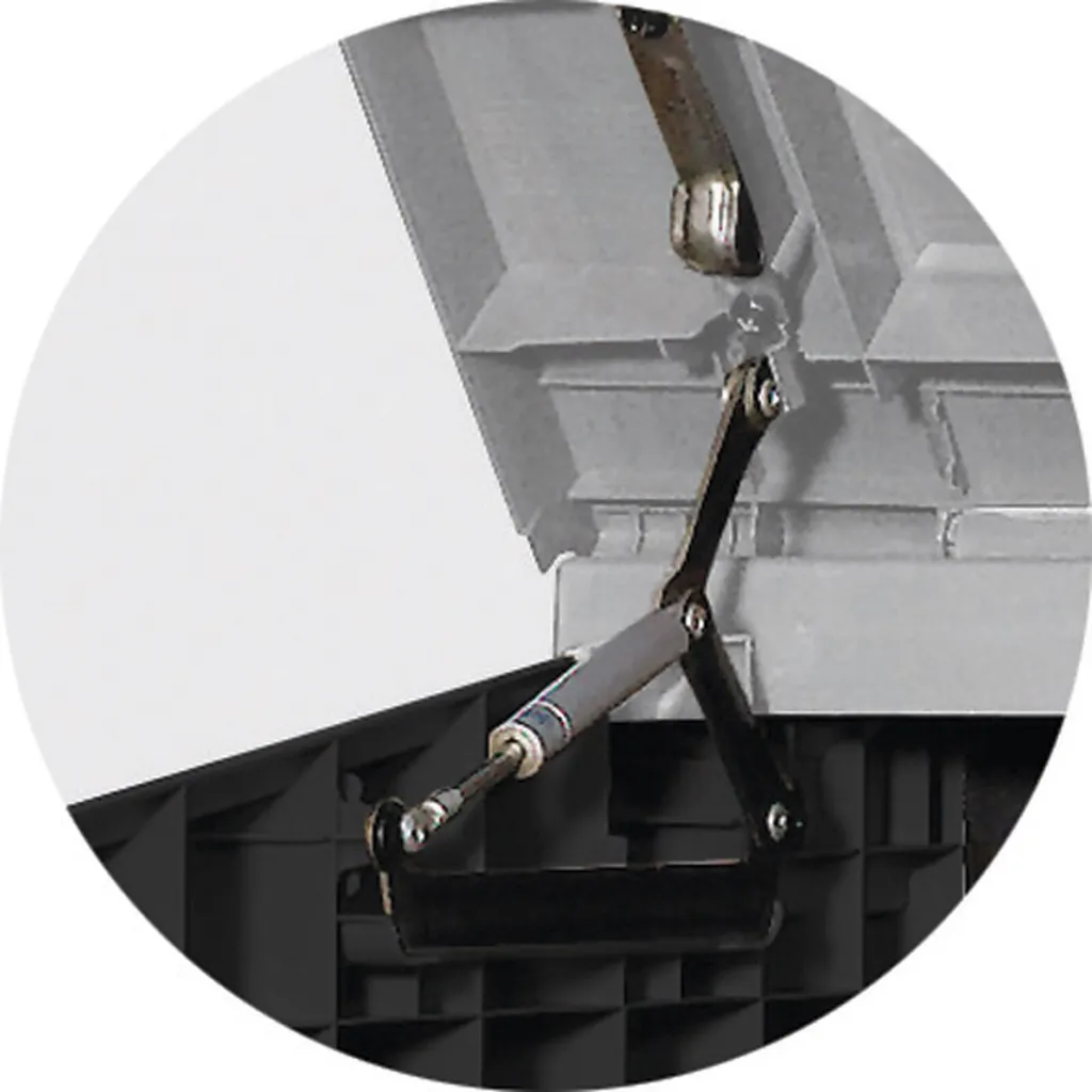 Keter Universalbox Store It Out MIDI Woodland, Ca. H 110 X B 132 X T 74 Cm, Farbe: Schwarz 7 Keter Universalbox Store It Out MIDI Woodland, Ca. H 110 X B 132 X T 74 Cm, Farbe: Schwarz – Bild 7