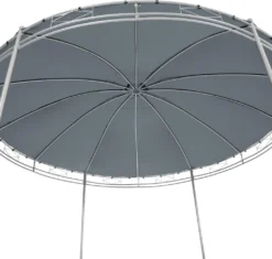 Tectake Gartenpavillon Siana Ø 3.5m - Anthrazit -Angebote Moos Traum Store cfd6dff13fd4ad896055f6bfea5d250e