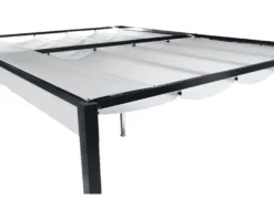 Pavillon Sky, 300x400cm, Gestell Aus Aluminium/Stahl, Pulverbschichtet In Anthrazit, Dach Aus Polyester 200g In Grau, Zerlegt Im Karton Verpackt -Angebote Moos Traum Store cff47c1add54d3c123b47077e5d7d640