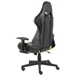 VidaXL Gaming-Stuhl Mit Fußstütze Drehbar Golden PVC -Angebote Moos Traum Store d0878c9a30431b9f0e094de1cfef5e29