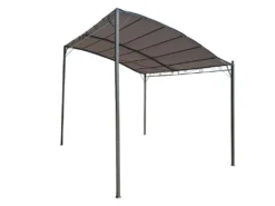 Anbaupavillon Pavillon 3x2,5 Pergola Sonnenschutz Terrasse Gartenpavillon Grau -Angebote Moos Traum Store d0b921dfe98a2b73778f2c8dfd8d21e4
