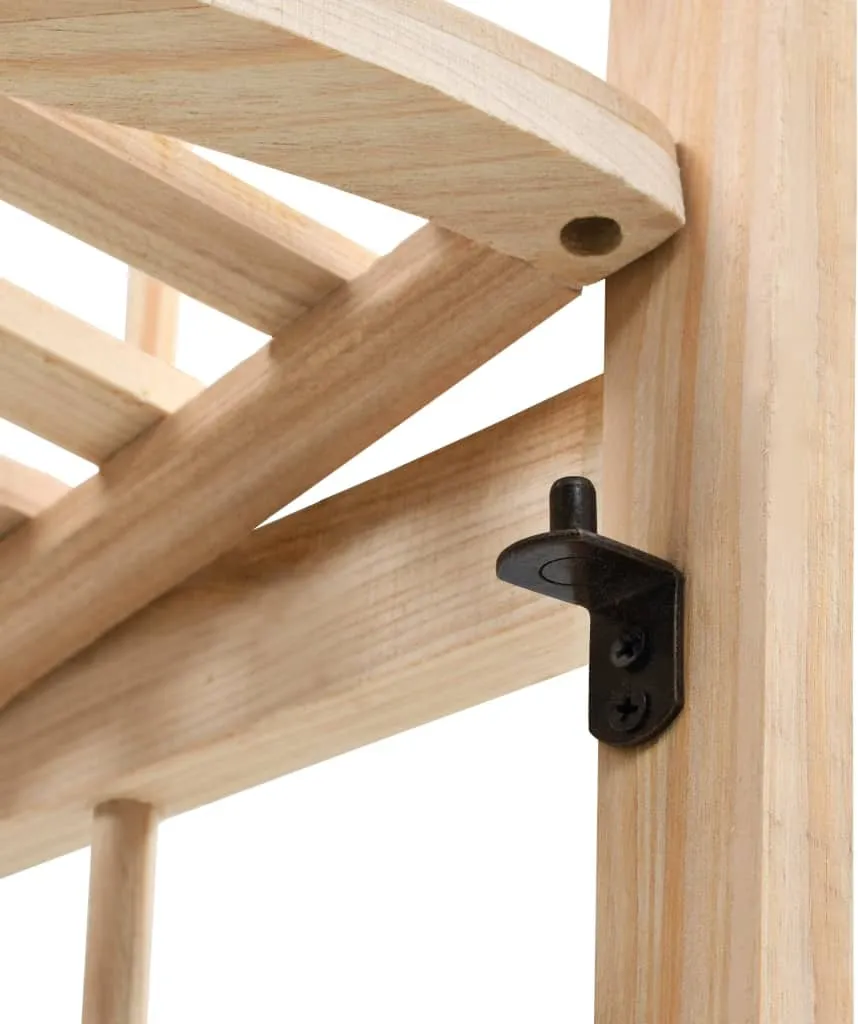 VidaXL Eckregal Zedernholz 27x27x110 Cm 5 VidaXL Eckregal Zedernholz 27x27x110 Cm – Bild 5