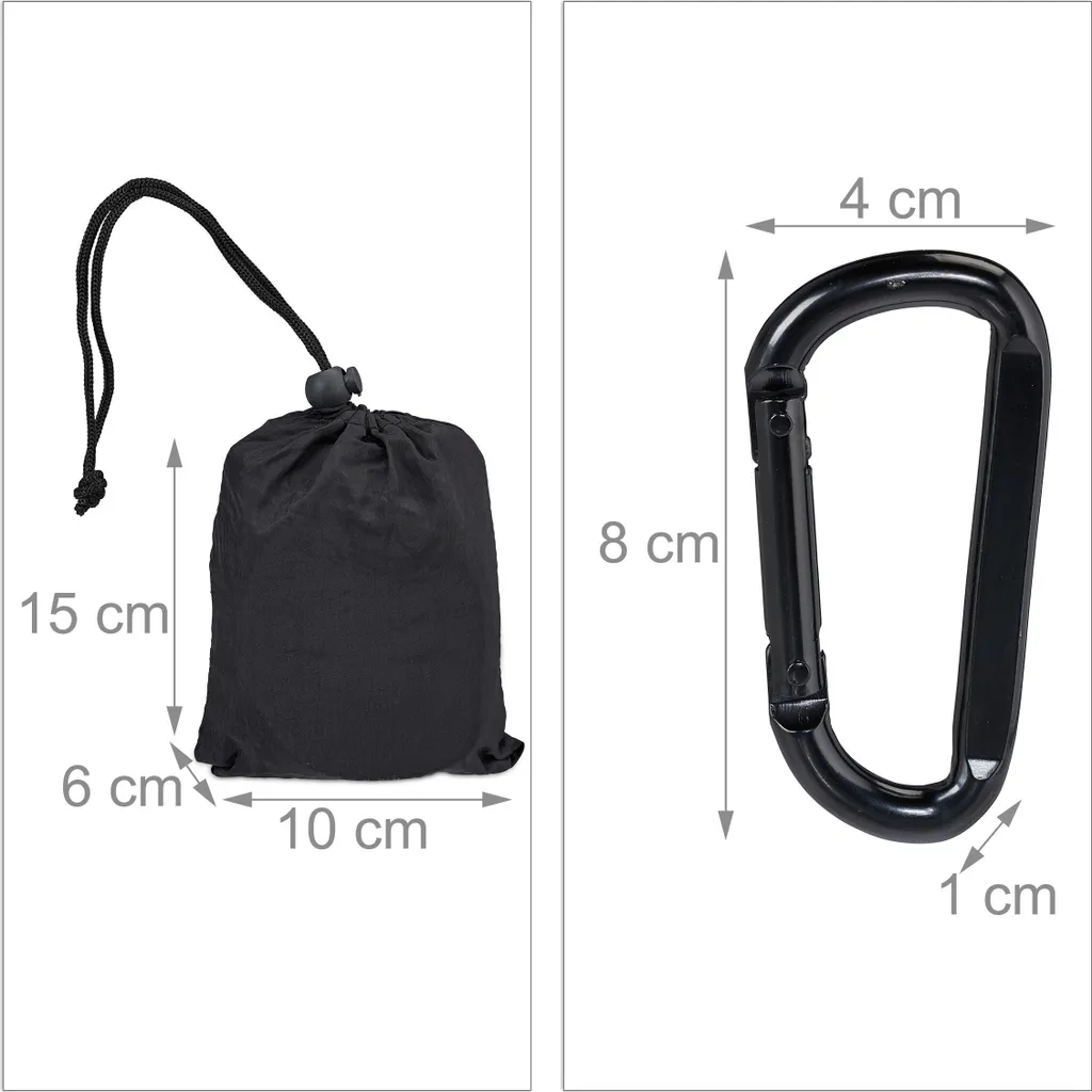 Relaxdays Hängematte Befestigung Set 5 Relaxdays Hängematte Befestigung Set – Bild 5