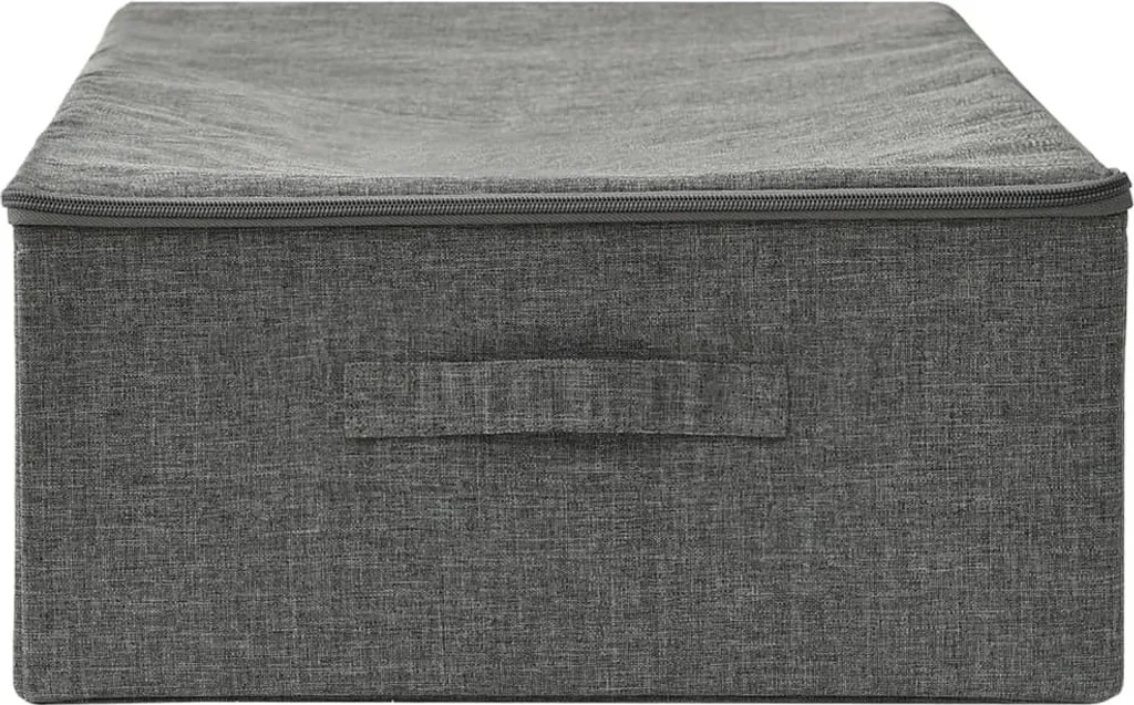 VidaXL Aufbewahrungsbox Stoff 70x40x18 Cm Anthrazit 5 VidaXL Aufbewahrungsbox Stoff 70x40x18 Cm Anthrazit – Bild 5
