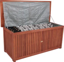 Garden Pleasure Auflagenbox Garten Box Truhe Auflagen Kissenbox Akazie Holz
