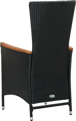 VidaXL 9-tlg. Garten-Essgruppe Mit Auflagen Poly Rattan Schwarz -Angebote Moos Traum Store d6ab003ff9b6f5f5dd1677166412ec3e