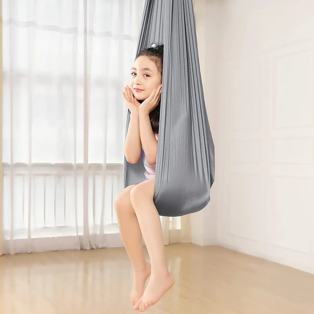 Kinderschaukel-Hängematte, Indoor-Therapieschaukel, Hüpfende Kuschel-Hängematte Für Kinder Mit ADHS, Asperger-Syndrom, Sensorische Integrationstherapie Und Autismusbehandlung 1 Kinderschaukel-Hängematte, Indoor-Therapieschaukel, Hüpfende Kuschel-Hängematte Für Kinder Mit ADHS, Asperger-Syndrom, Sensorische Integrationstherapie Und Autismusbehandlung