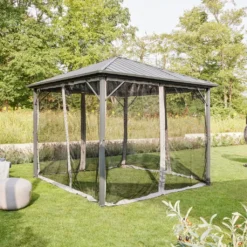 HOME DELUXE - Pavillon AZUR Gartenpavillon Partyzelt Pavillon -Angebote Moos Traum Store d70df959aa6ad1923e65d39ade5eb2e5