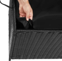 Tectake Auflagenbox Mit Aluminiumgestell Und Rollen 297l, 117x54x64cm - Schwarz -Angebote Moos Traum Store da628789b581995a38161efde0044400